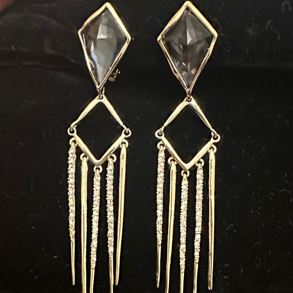 Alexis Bittar Gold Dangle Earrings